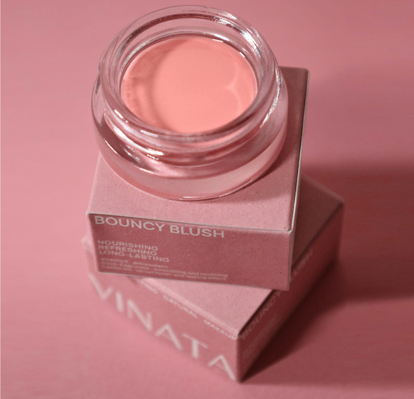 Румяна, оттенок пастельно-розовый с легким шиммером, 4 мл