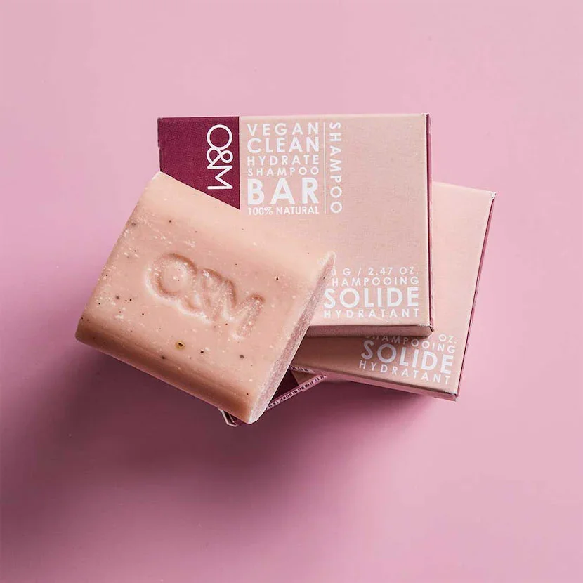 O&M Hydrate Shampoo Bar  / Увлажняющий твердый шампунь, 70 г
